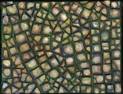 Pebbles, mosaic, 2 of 4