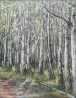 Northern Delights 14 x 11 Oil pastels, pencil, waterwash graphite, colored pencils, eraser