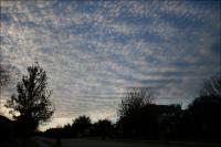 Mackerel Sky - cold front Dec 17, 2007