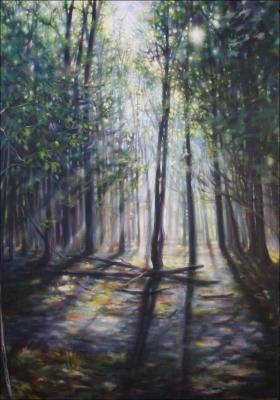 Morning Light - 59 x 40 x 2 Acrylics on canvas