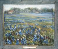 Bluebonnets, Marble Falls - experimenting with frame styles and details
