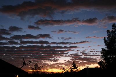 Mackerel Sky, sunrise November 17, 2006