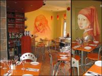Restaurant murals by Karen Xarchos, Ottawa, Ontario, Canada