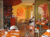 Restaurant murals by Karen Xarchos, Ottawa, Ontario, Canada