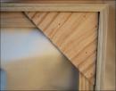 Frames are built with highest quality clear spruce. Corners are reinforced with plywood.