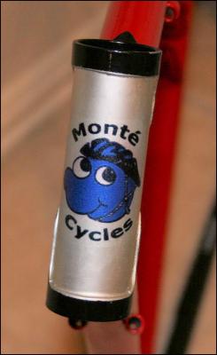 Monte Cycles bike decal