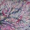 Redbuds - Spring in Dallas, TX - 11 x 11 x 3 acrylics on canvas, sides painted