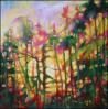 Saint Catherine's Sunset - Ontario, Canada - 11 x 11 x 3 acrylics on canvas, sides painted