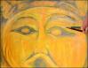 Adding texture with heavy gel - dry wiping thinned burnt umber will produce an antique patina