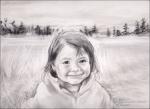 Evelyn, 11 x 14 inches graphite on paper