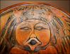 Front, Salish Wooden Spindle-Whorl chair details