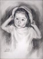 Andra, 11 x 14 inches graphite on paper