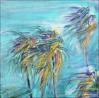 Chapala Wind 11 x 11 x 3 inches acrylics on canvas, gallery wrapped sides painted