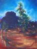Dawn at Bell Rock, 24 x 18 x 2 inches acrylics on canvas, gallery wrapped sides painted