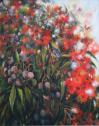 Flowering Eucalypt, South Australia, 20 x 16 inches Acrylics on canvas