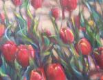Dandelions, lower right detail