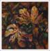 Ceiba Leaves, 11H x 11W x 3D inches acrylics on canvas