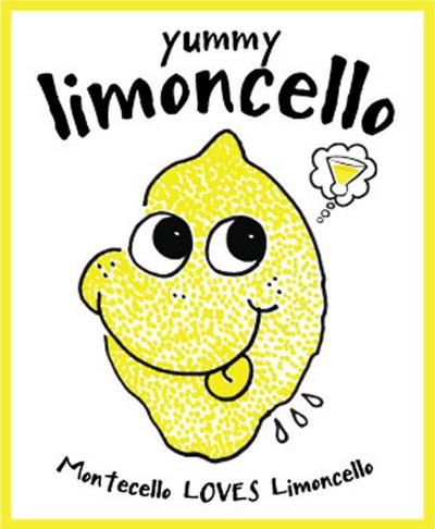 "Montecello" on Limoncello label