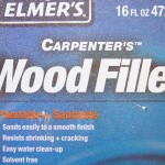 Wood filler costs about $6 US for 32 oz