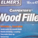 Wood filler costs about $6 US for 32 oz