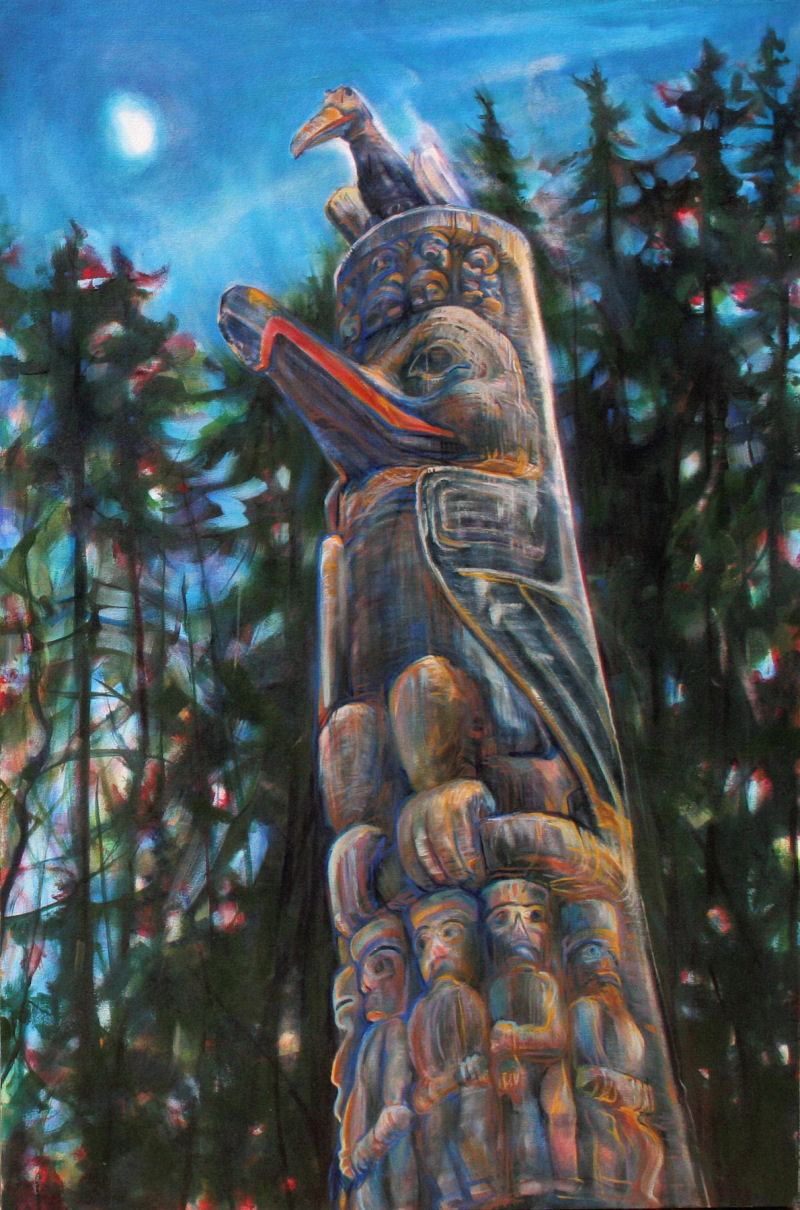 Magic Hour 60 x 40 x 3 acrylics on canvas, gallery wrapped sides painted, framed Magic Hour 60 x 40 x 3 acrylics on canvas, gallery wrapped sides painted, framed