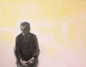 Portrait of Alzheimer's, 40H x 60W x 3D inches graphite and acrylics on canvas Portrait of Alzheimer's, 40H x 60W x 3D inches graphite and acrylics on canvas